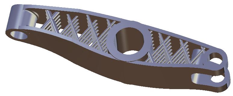 fabrication additive - culbuteur reconçu en fabrication additive